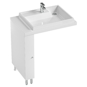 Sink with cabinet SANTA Jupiter 75