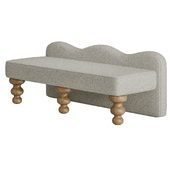 Celine Scalloped Bench банкетка