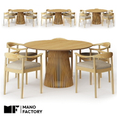 (OM) Столовая группа VOLAN WOOD+HUG  от MANO FACTORY