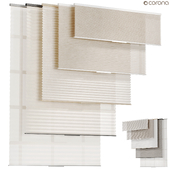 Roman pleated blinds, Римские шторы