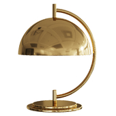 Melani Polished Brass Dome Table Lamp