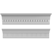 Cornice with moldings, prefabricated, No. 149 and cornice with moldings, No. 150