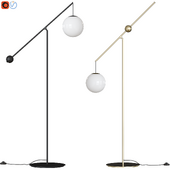 Glass floor lamp MALAMATA By LUCEPLAN