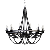 Cauhu 12-light Farmhouse Empire Beaded Chandelier