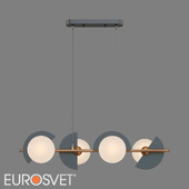 OM Pendant lamp with glass shades Eurosvet 70149/4 Moity