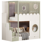 Designer two-level bed Kids room