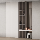545 hallway zone 15 minimal modular wardrobe in 2 options