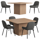 Divanru Hill Lighten Dining set