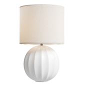 Mavis Ceramic Table Lamp Cream With Shade