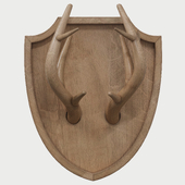 Декор настенный Carved Wall Antler