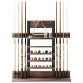 Billiards cue stand