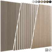 Decorative wooden strip plank partition Estet for finishing walls and ceilings