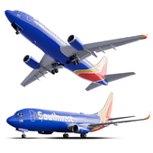 BOEING 737 Southwest Узкофюзеляжный ближне-среднемагистральный пассажирский самолет