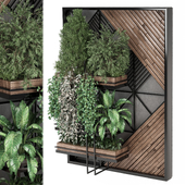 indoor plants in metal shelf 1461