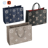 Набор сумок 14 Louis Vuitton Onthego MM color