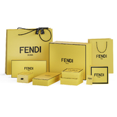 FENDI - set of packaging boxes