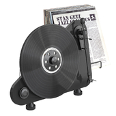 Вертикальный проигрыватель винила Pro-Ject VT-E черный, красный, белый