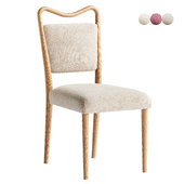 Monte Ivory Performance Fabric Dining Chair