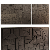 Ethnicraft Bricks wall art