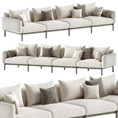 Sorells 4-seater modular outdoor sofa