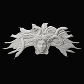 Medusa Gorgon Versace Bas-relief