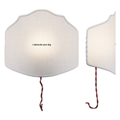 Servomuto I Wanna Be Your Dog Scudo Sconce