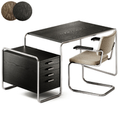 Thonet Writing desk S 285 and Chair S 64 PV