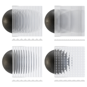 Ribbed Glass Set 1 / Рифленое стекло