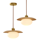 Kato Wooden Shade Japandi Pendant Light