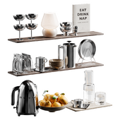 Kitchen accesories Love ecru