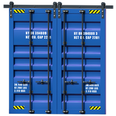 Shipping container double Door