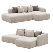 Corner sofa Weivel Barhat Forest