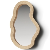 ferm Living - Pond Mirror Rattan