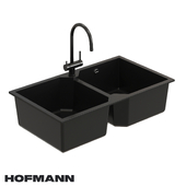 Кухонная мойка со смесителем Hofmann
