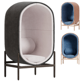 Fiberglass Capsule Lounge Chair