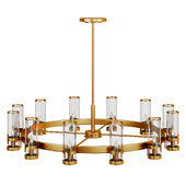 Hinkley Lighting Reeve  Wide Taper Candle Style Chandelier