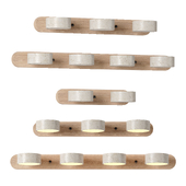 Travertine Duo Lamp bracket Wall Light