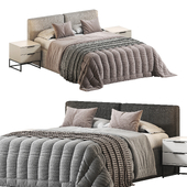 Name: Bed Villou 140 Stone/ Etcher-1