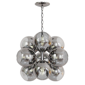 Sputnik Sphere Chandelier Smoked Glass Lamp