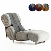 Roller Chaise Lounge by Desalto