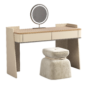 Multi-Purpose Vanity Set with Sand Seating