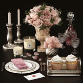 Romantic tableware