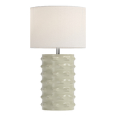 GEORGINA Contemporary White Table Lamp