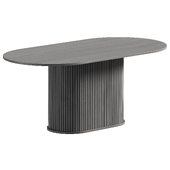 Iris 71 Oval Dining Table