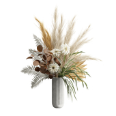 Marble Vase Pampas 10