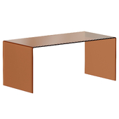 cheval four corner glass table