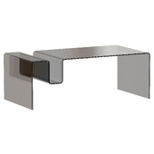 Harbor Rectangular Glass Coffee Table