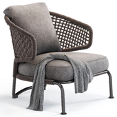 Aston Cord Indoor Armchair By Minotti 1 version