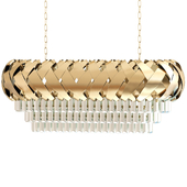 Crossing Lines Chandelier Rectangle