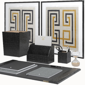 Decorative office desk set Eichholtz